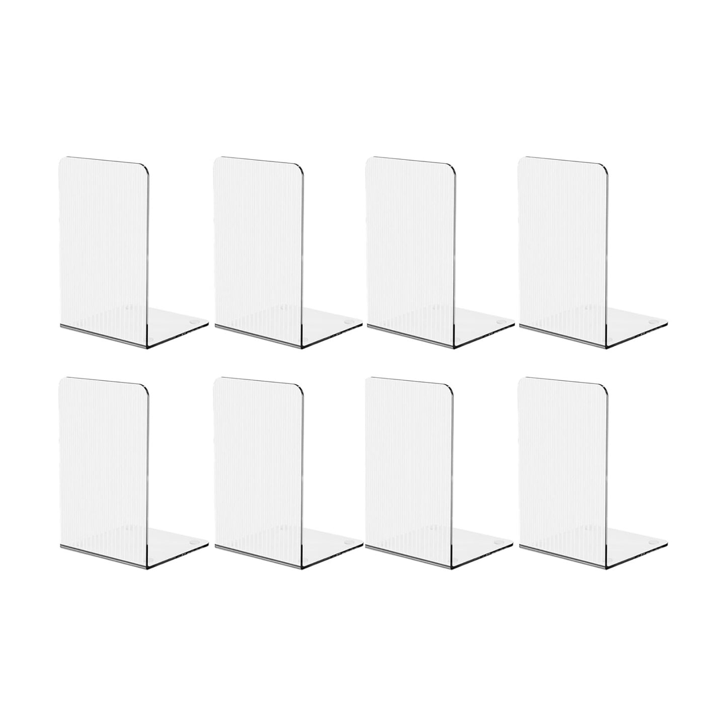 Book Ends / Clear / Set of 8