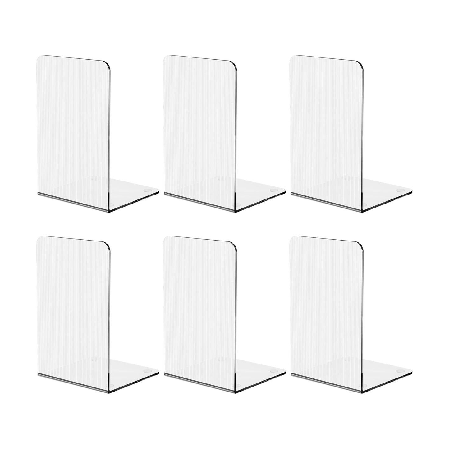Book Ends / Clear / Set of 6