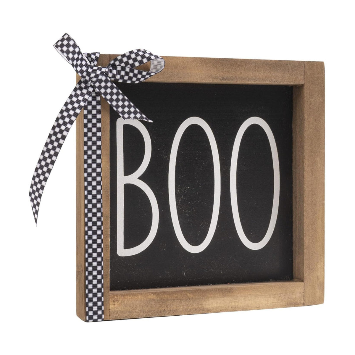 Boo Sign, Halloween Wall Table Shelf Tiered Tray Desk Home Decor