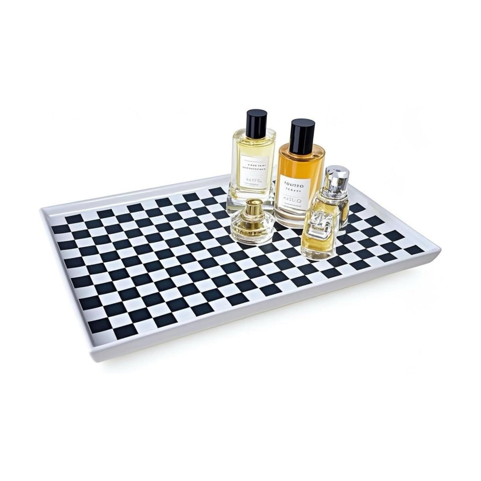 Ceramic Bathroom Tray for Countertop / 11 x 7