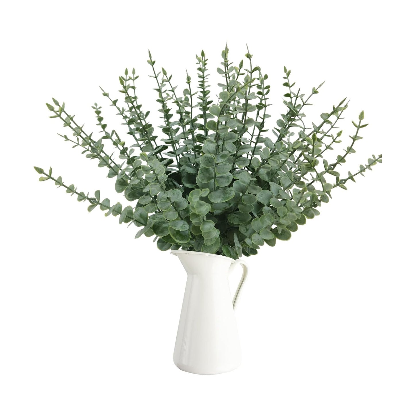 Artificial Eucalyptus Stems Fake Eucalyptus Greenery Branches for Floral Arrangements / Set of 50