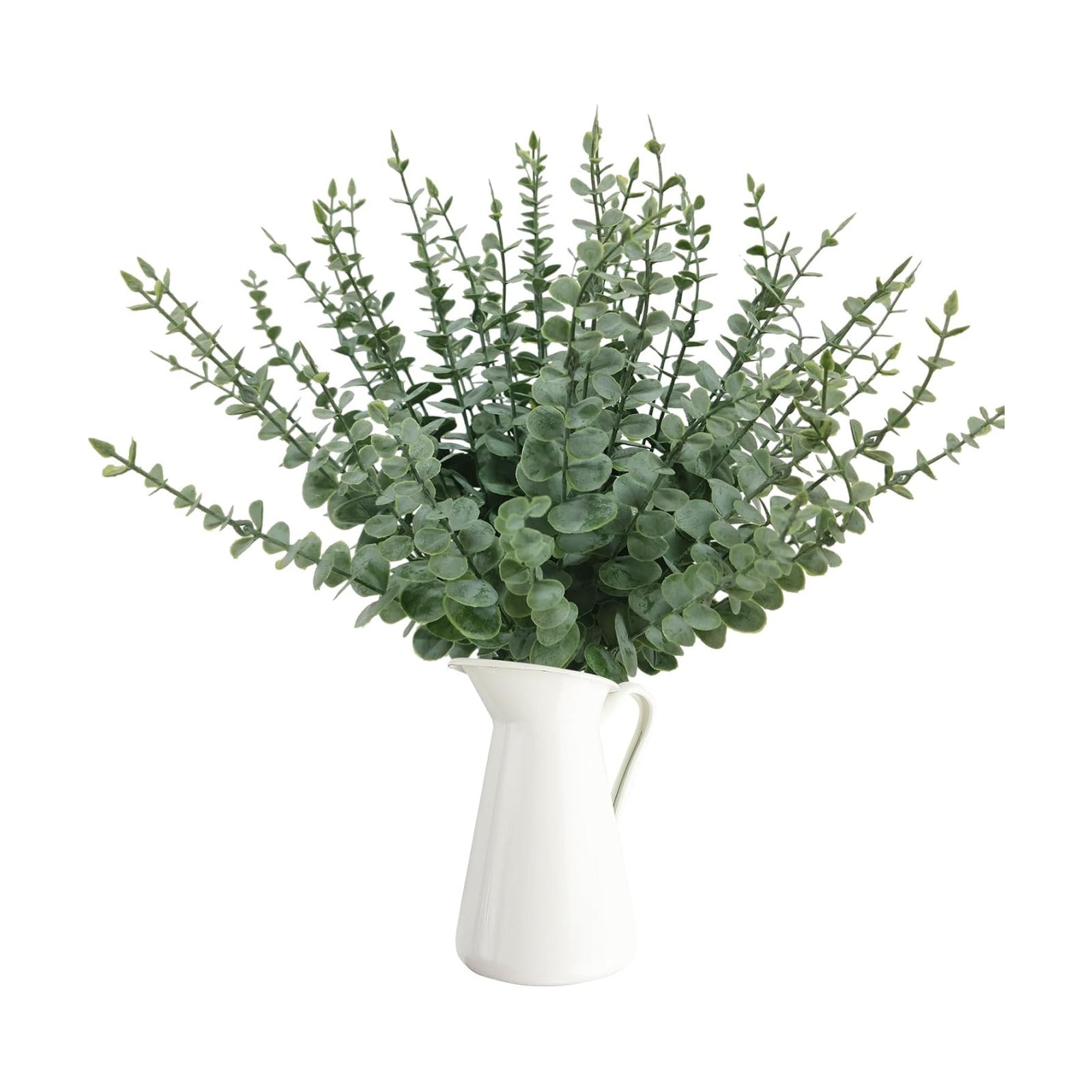 Artificial Eucalyptus Stems Fake Eucalyptus Greenery Branches for Floral Arrangements / Set of 50