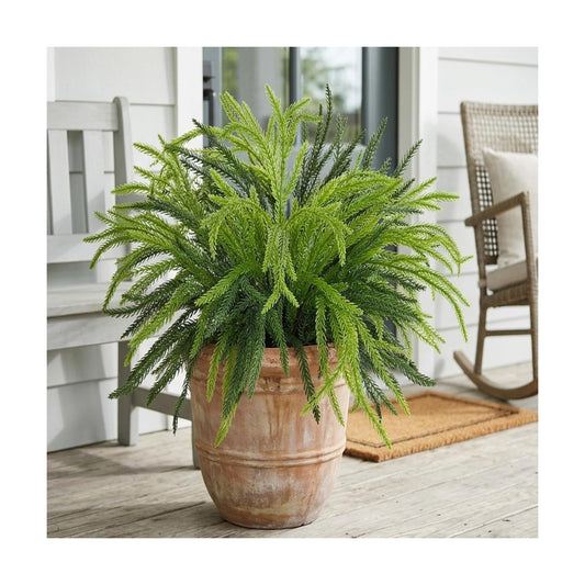 Briful Artificial Greenery Stems for Vase, Faux Greenery Branches for Indoor Outdoor Decor, Long Stem Greenery Picks for Arrangement, Porch Planter, Wreath & DIY Decor – 24PCS 22.5in