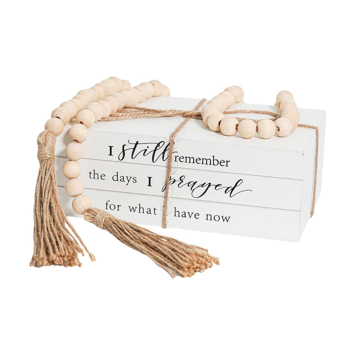 Wooden Faux Book for Decoration / I Still Remember The Days