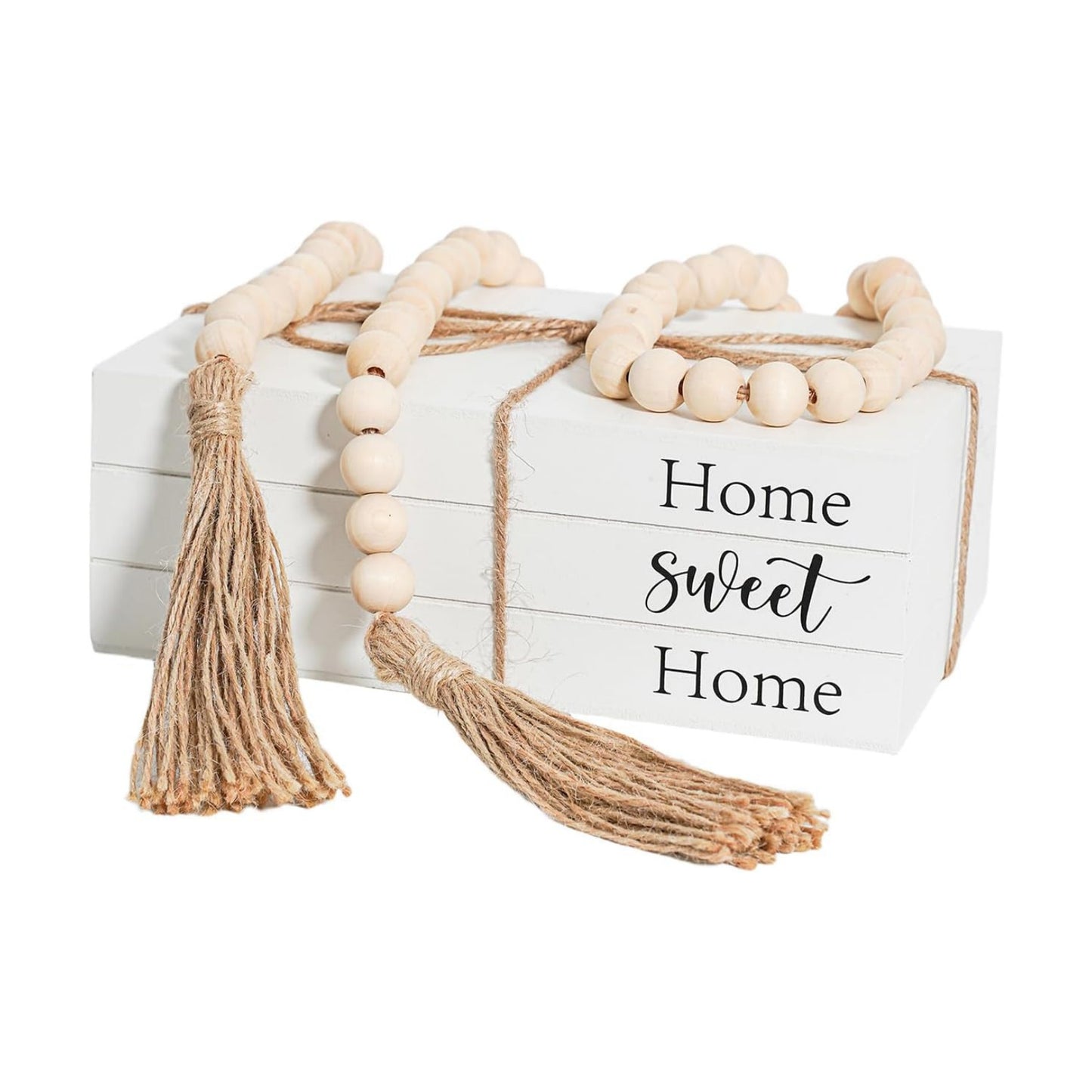 Wooden Faux Book for Decoration / Home Sweet Home