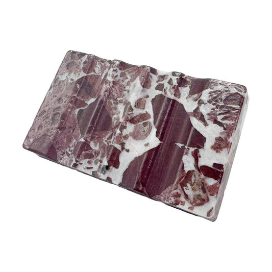 Stone Tray Stand Organizer / Rose / Natural