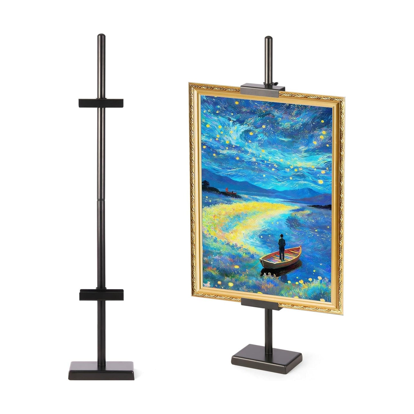 30'' Adjustable Tabletop Easel Stand, Black Easel for Display | Steady and Elegant Picture Easels for Display, Picture