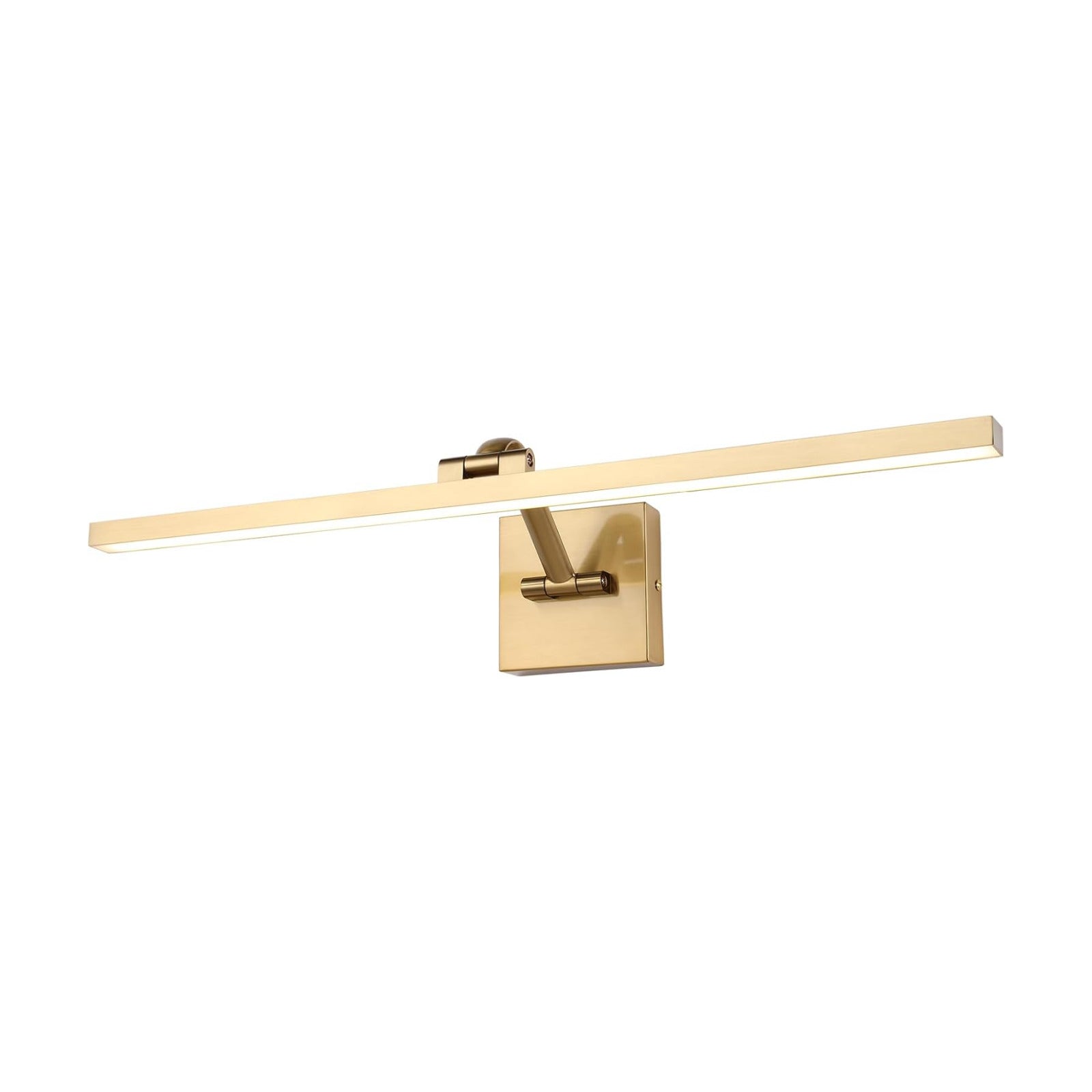 Hard-Wired Picture Lights 23.62 Inch Dimmable LED Wall Art Lighting 14W,2700K, Warm WhiteModern Brass Gallery Light