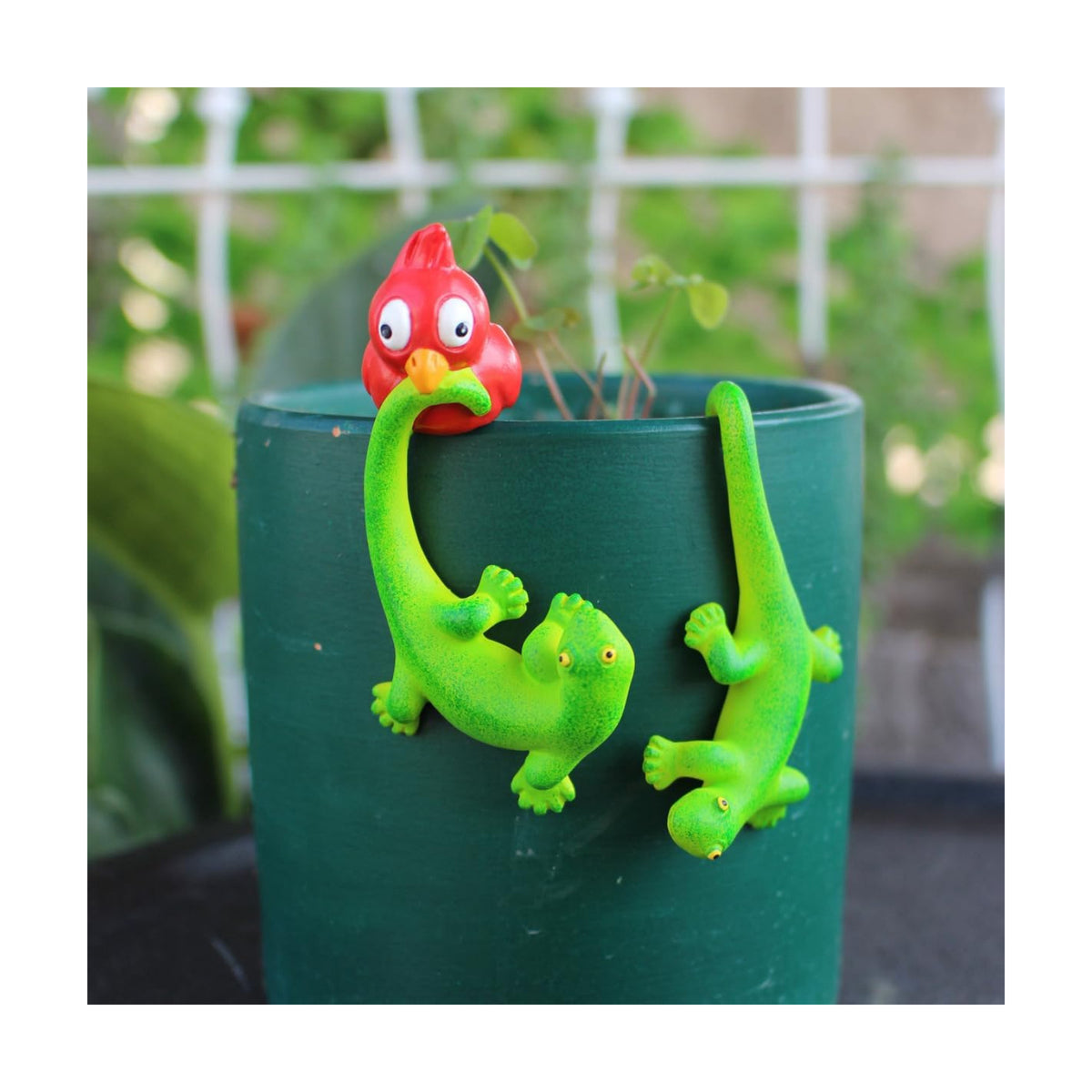 Tortoise Figure Plant Pot Hanger, Turtle Flower Pot Hugger, Resin Tortoise Statue, Funny Pot Huggers for Planters, Cute Climbing Tortoise Flower Pot Hugger, Garden Fence Balcony Patio Yard (BIRD)
