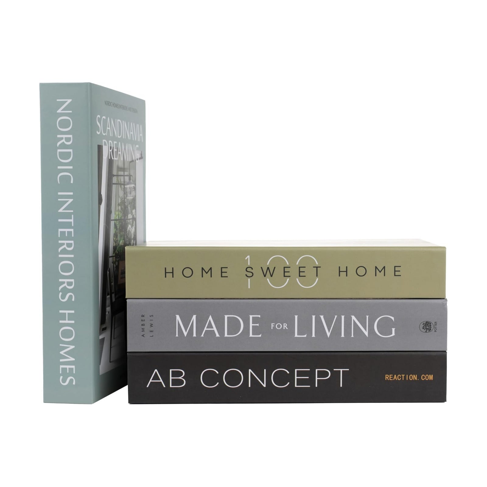 Not Real Books / Olive_large / Set of 4