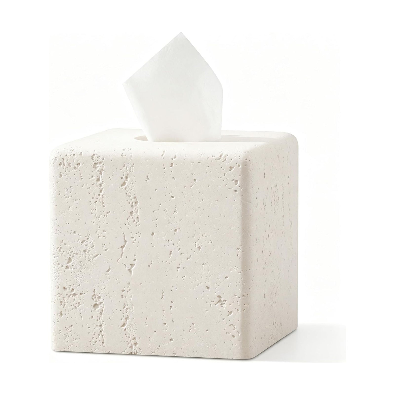 Tissue Box Cover Square / Off White