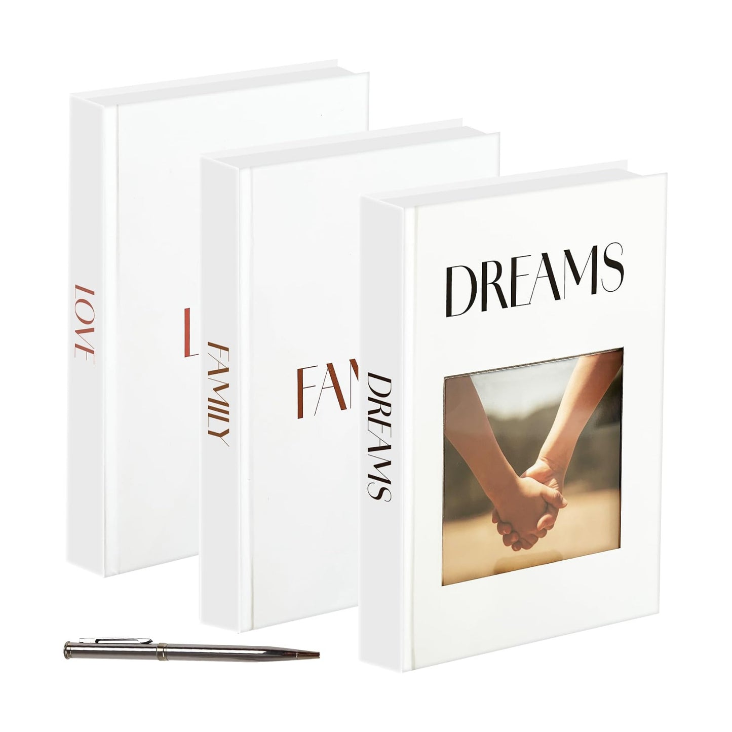 Faux Books / 3-Piece Book Decor Set