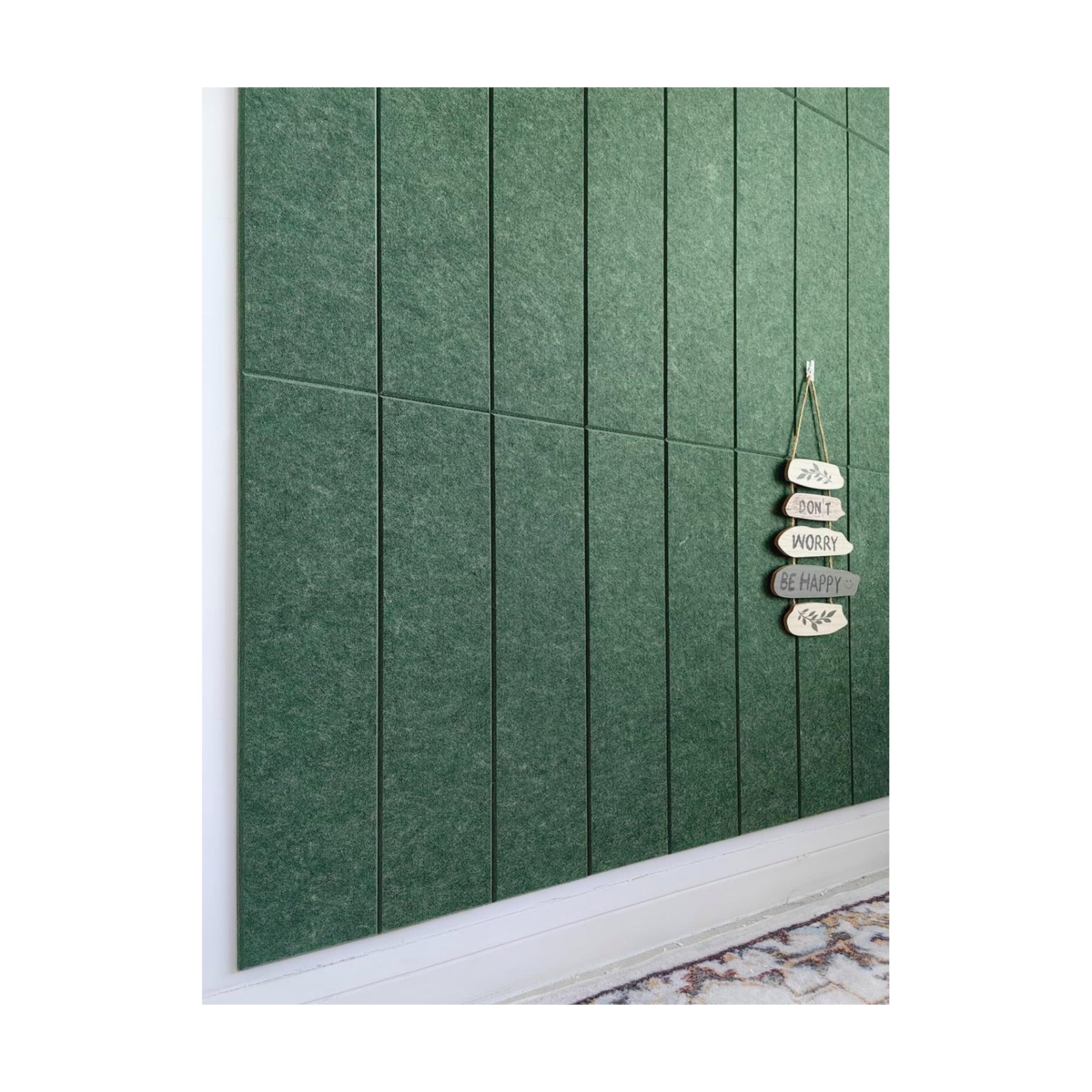 Shiplap Felt Wall Panels for Interior Wall Decor, Accent Wall Paneling for Bedroom Living Room & Office, Peel and