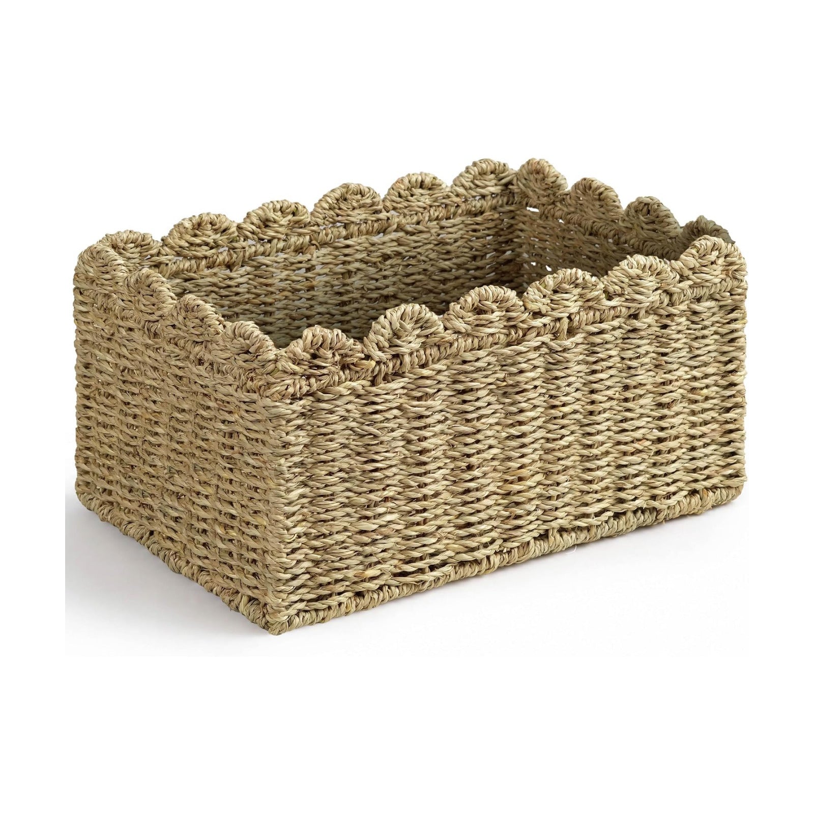 Woven Organizer for Closet / 12.6"L x 8.7"W x 6.7"H / Gray / 12.6 x 8.7 x 6.7