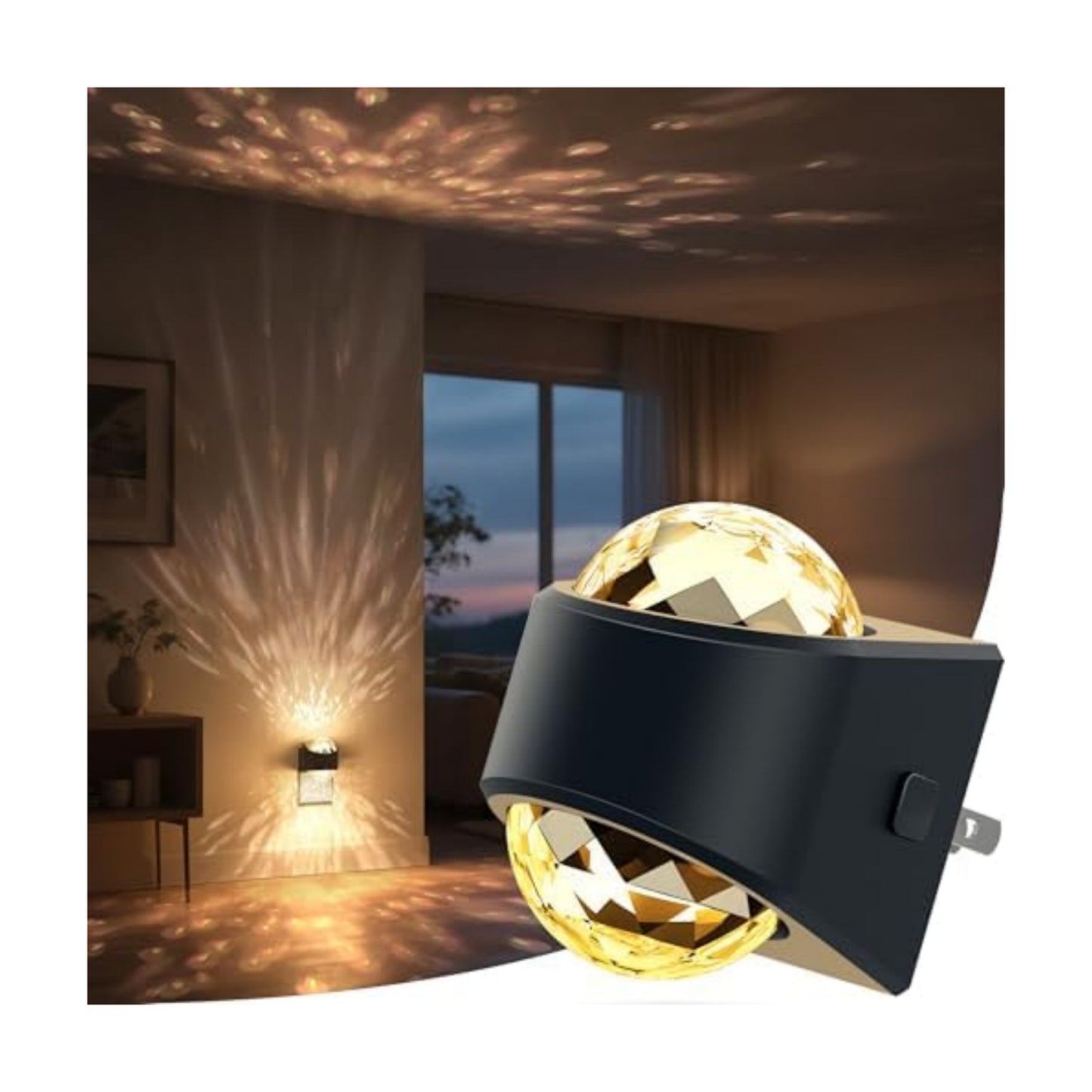 Briignite Night Light,Night Lights Plug into Wall,LED Projector Night Light