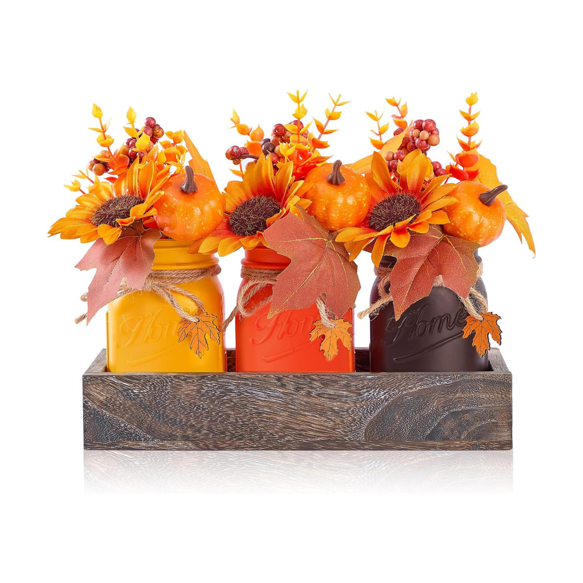 Fall Thanksgiving Table Decor, Farmhouse Centerpieces for Tables