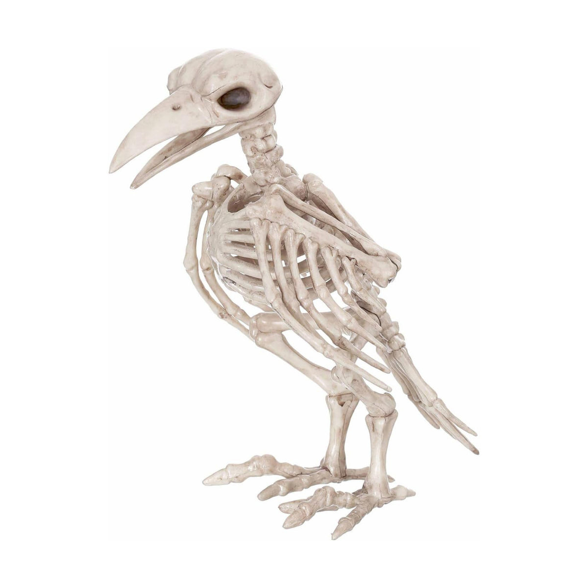 Seasons 7.8" Skeleton Raven Halloween Decoration
