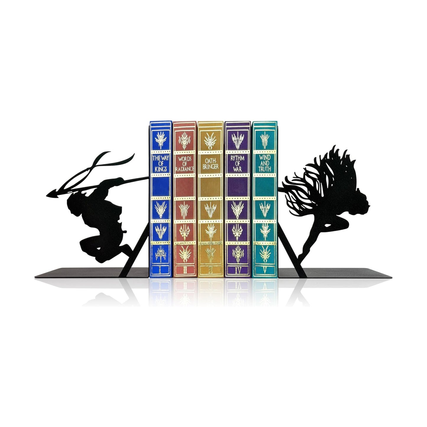 Vin & Kaladin-Inspired Metal Bookends