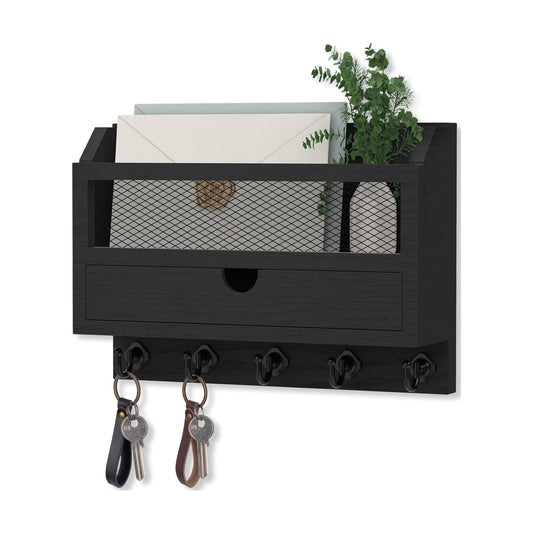 Key Organizer / Key and Mail Holder / Black