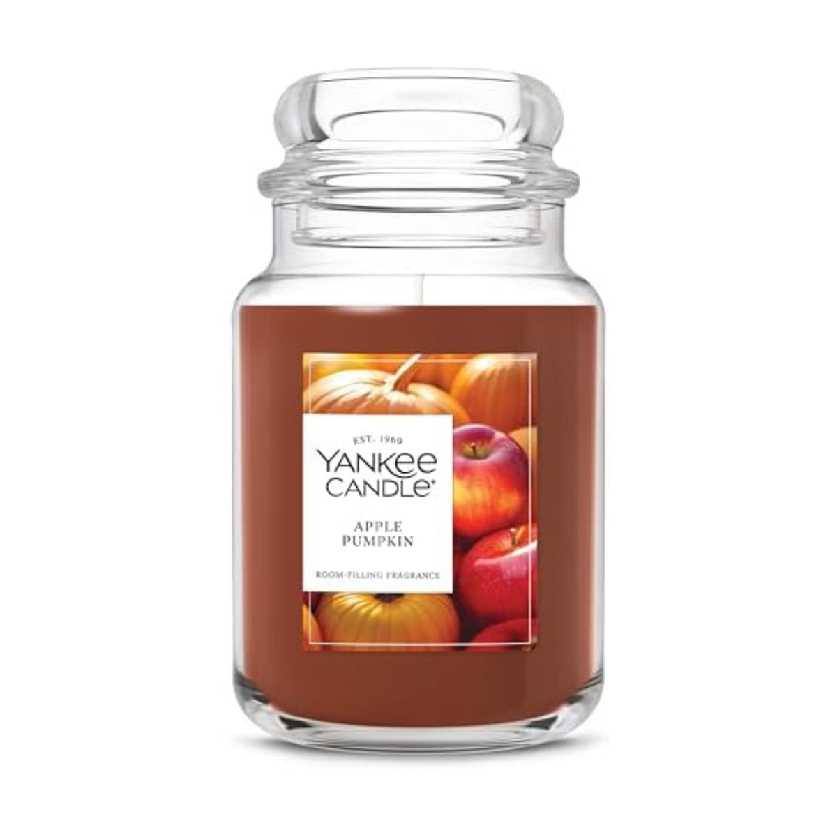 Yankee Candle Apple Pumpkin Scented Candle, 22oz Large Jar