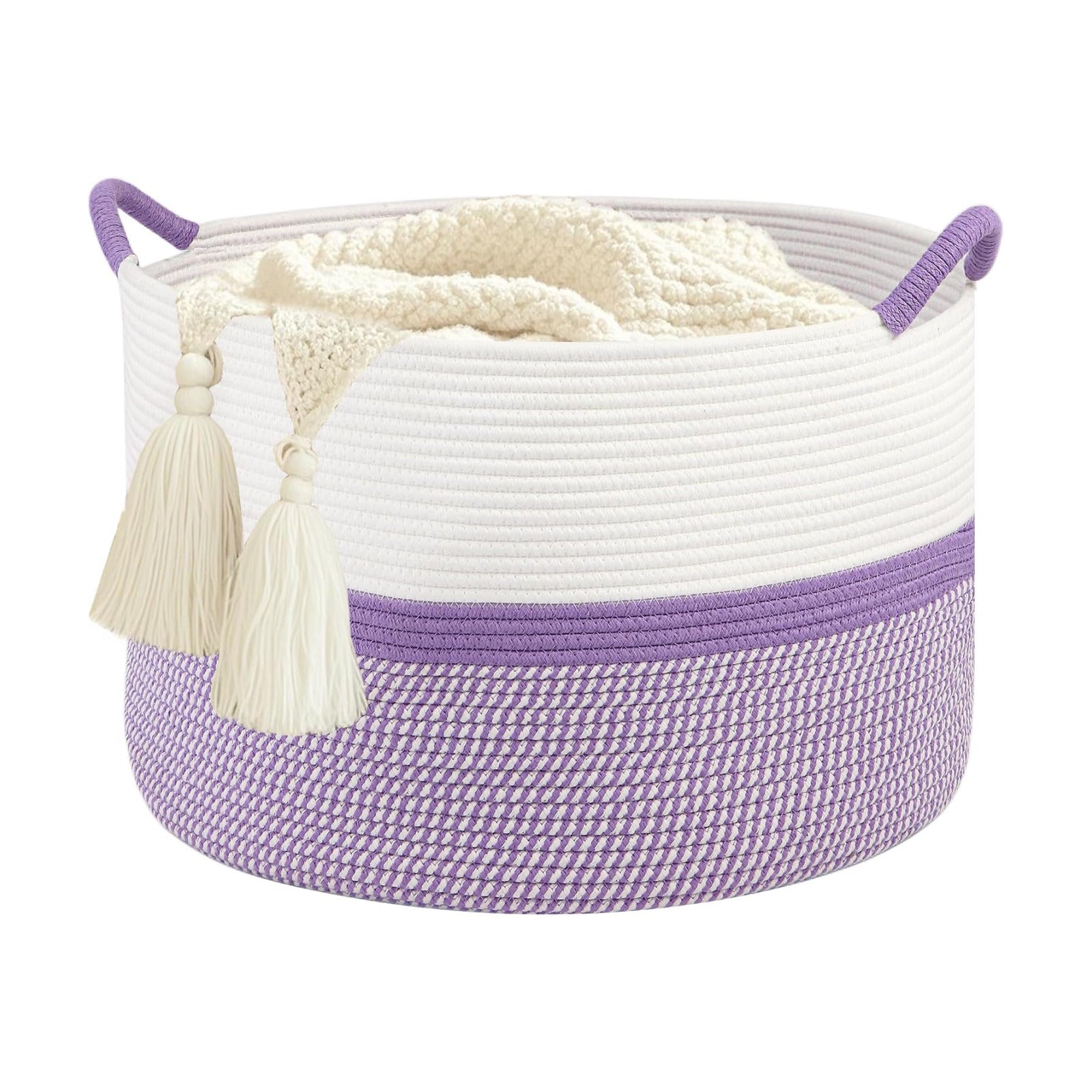 Large Cotton Rope Storage Basket