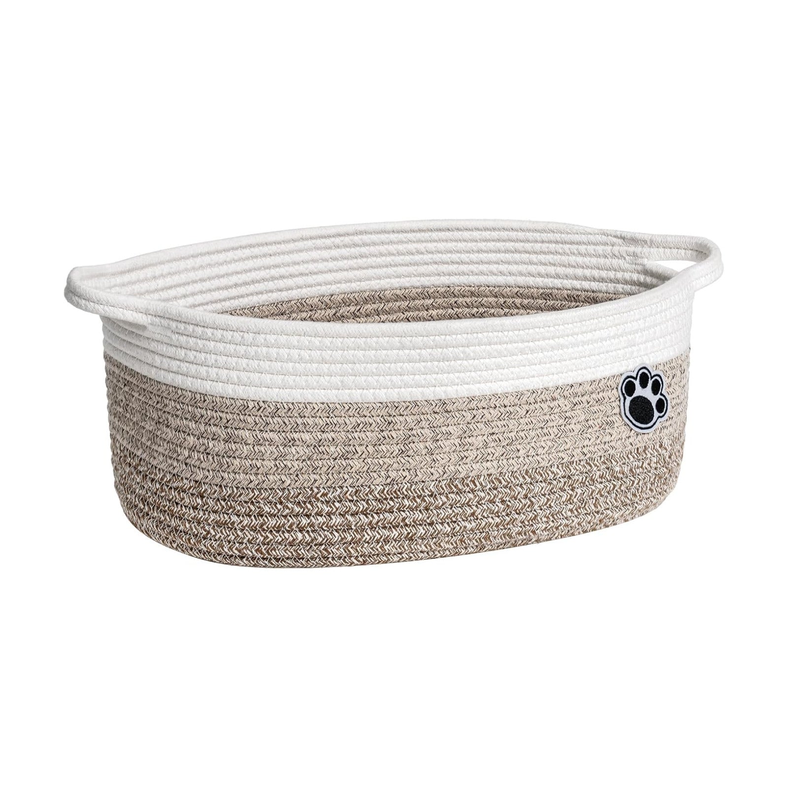 Woven Storage Baskets for Organizing / Brown / 13.6"L x 10"W x 6"H / 13.6 x 10 x 6