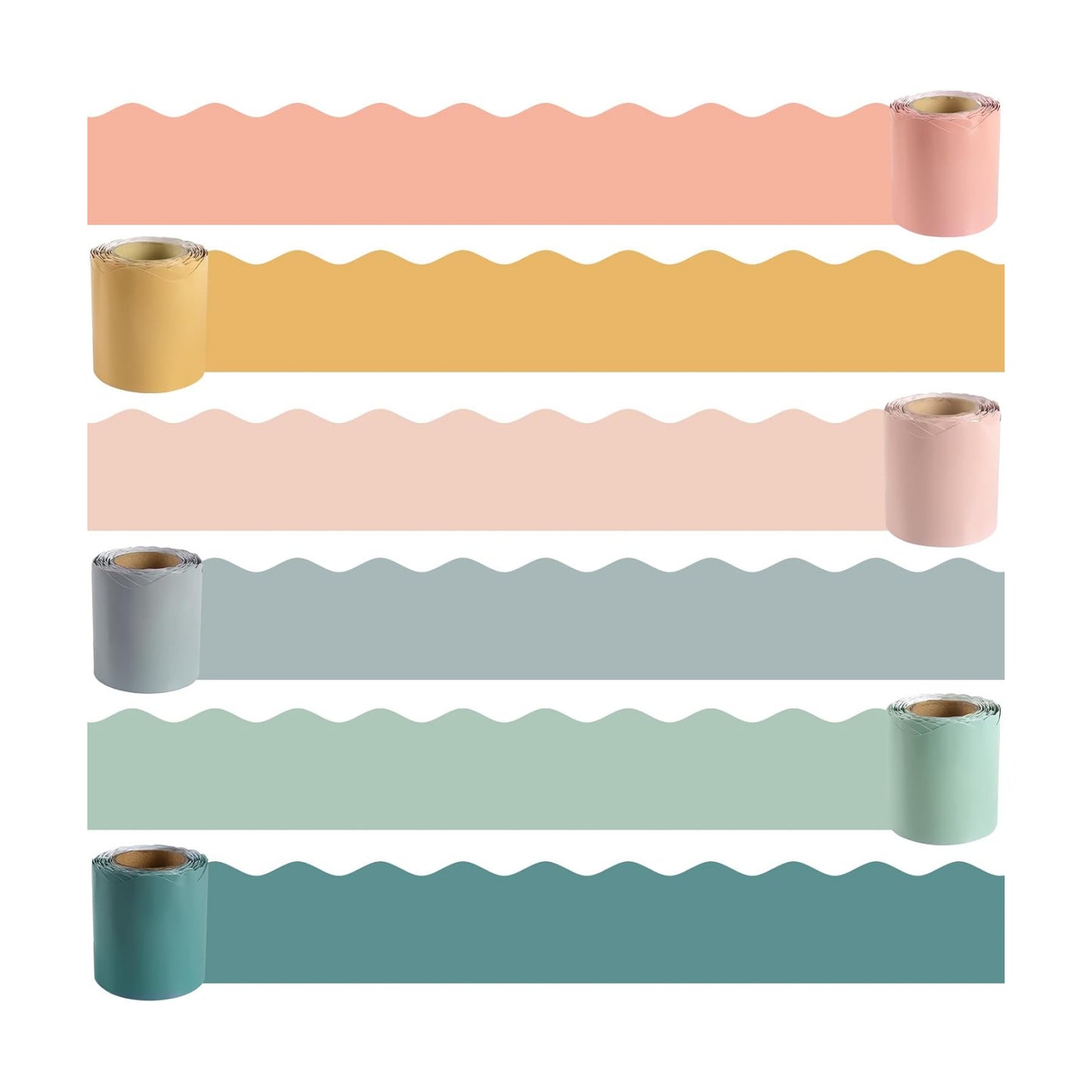 Boho Bulletin Board Borders Set / Light Boho / 216 Inch