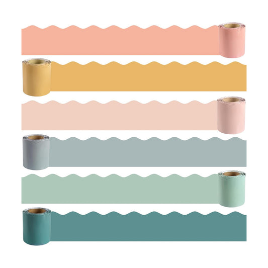 Boho Bulletin Board Borders Set / Light Boho / 216 Inch