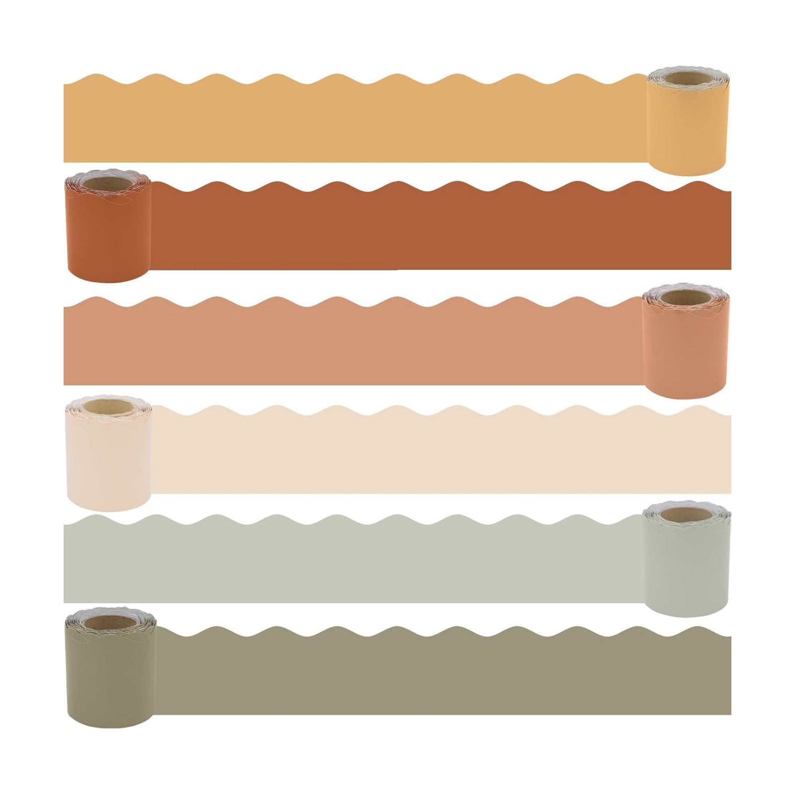 Boho Classroom Bulletin Board Borders Set / Deep Boho / 216 Inch