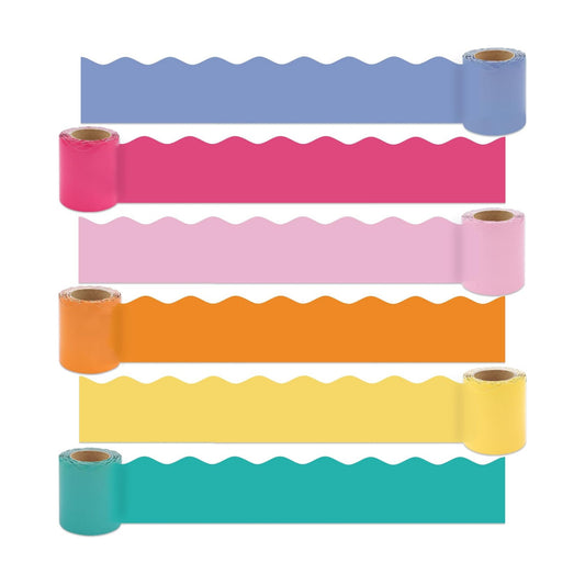 Classroom Must Haves Scalloped Border Trims / Summer / 216 Inch