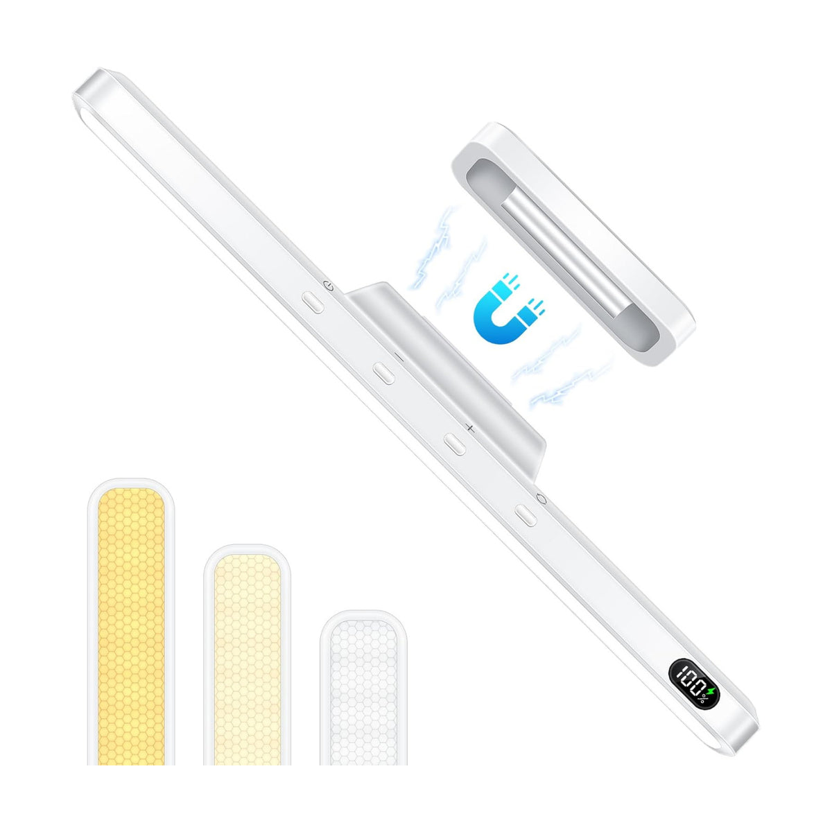 WILLED 5W Vanity Lights for Mirror, Eye-Friendly Mirror Light, 2500mah Rechargeable Under Cabinet Lights with Battery