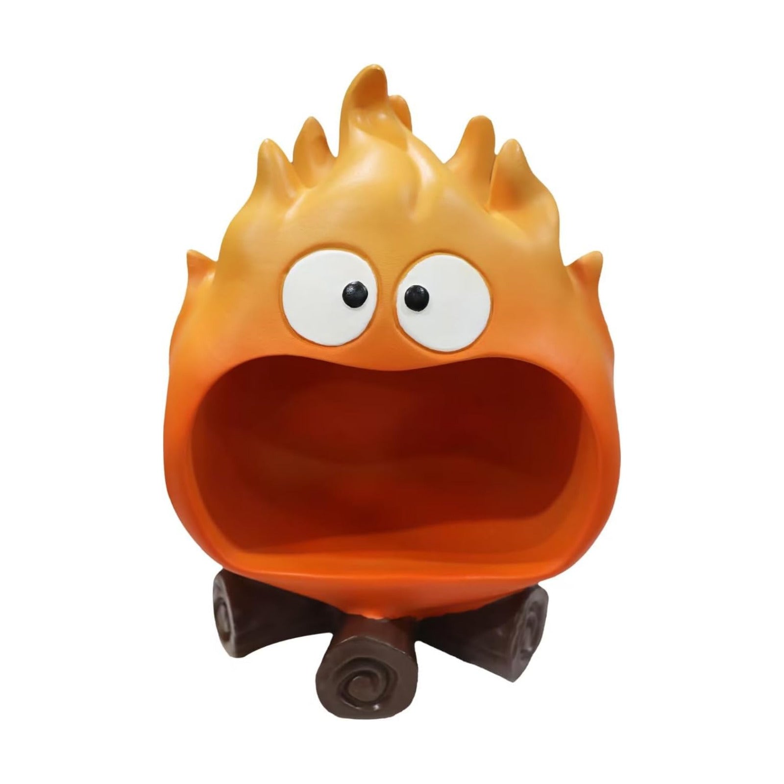 Funny Resin Flame Statue / Orange