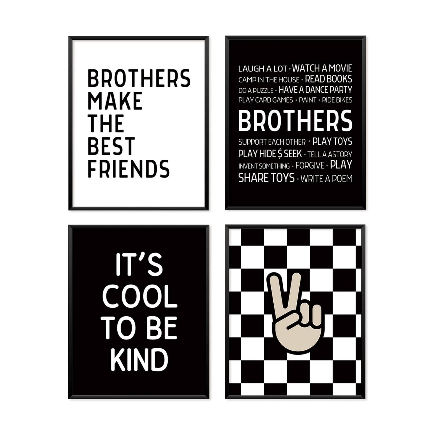 Boys Nursery Room Wall Decor / 8 x 10 / Friends