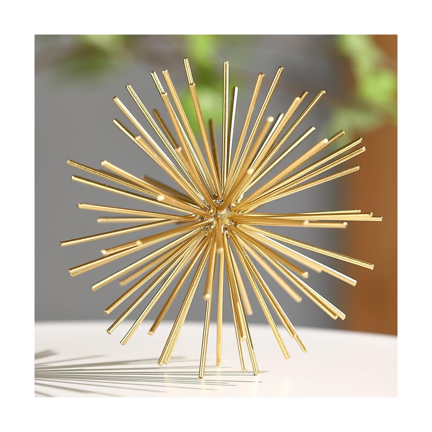 Mid-Century Modern / Gold-starburst-6 / 6 Inch