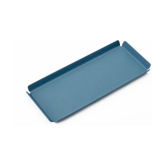 Aluminum Organizer Tray for Desk & Entryway / Powder Coated Azure Blue / 6.7 x 2.9 x 0.4