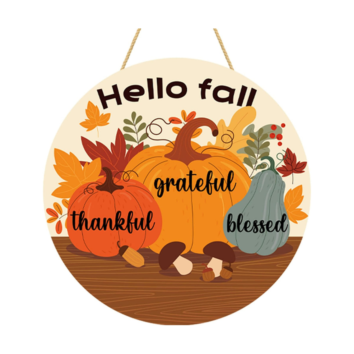 Fall Decorations for Home - Welcome Sign for Front Door