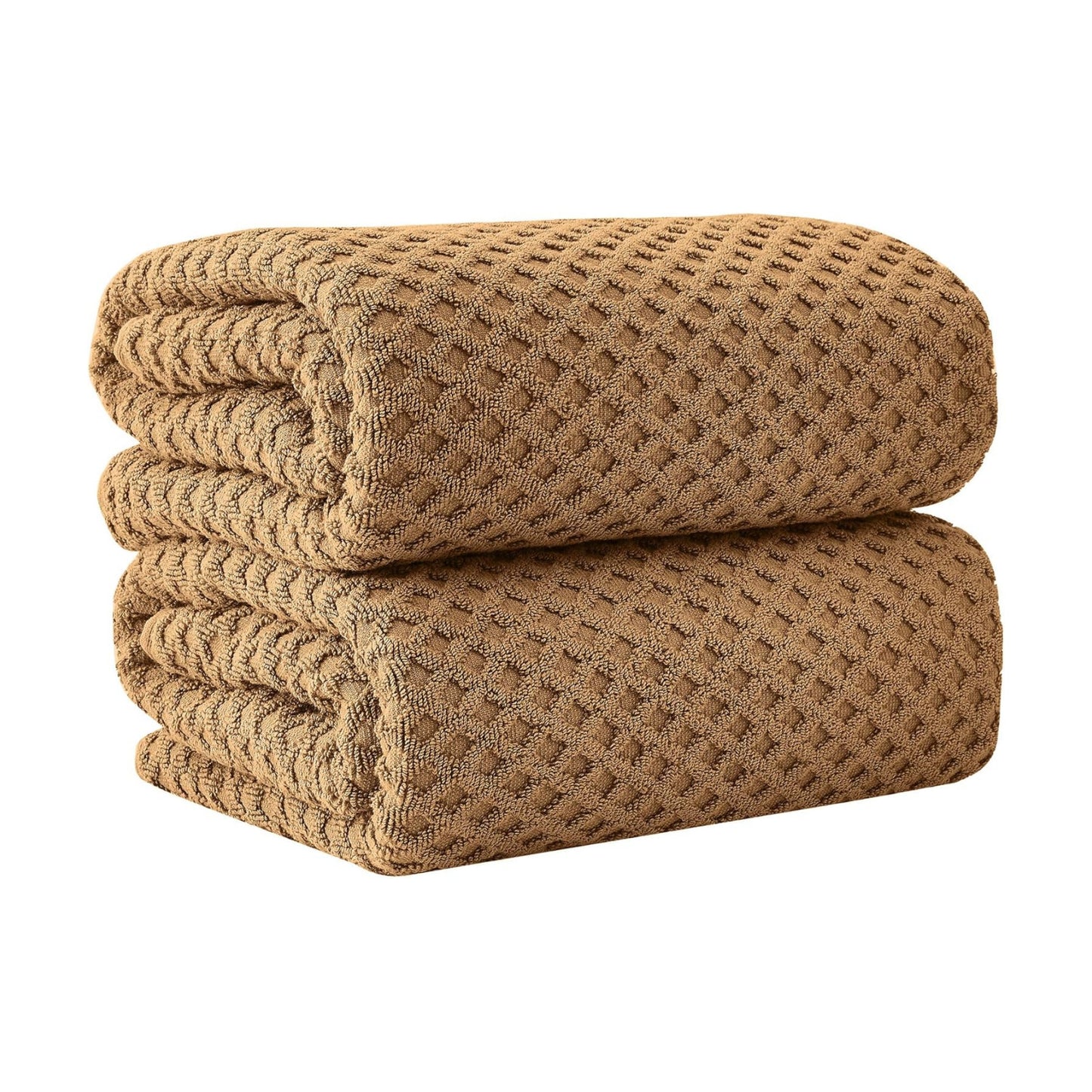 Great Bay Home Oversized Bath Sheets - 100% Cotton 2 Pack 68x35 Extra Large Towel - Absorbent, Durable, Quick-Dry