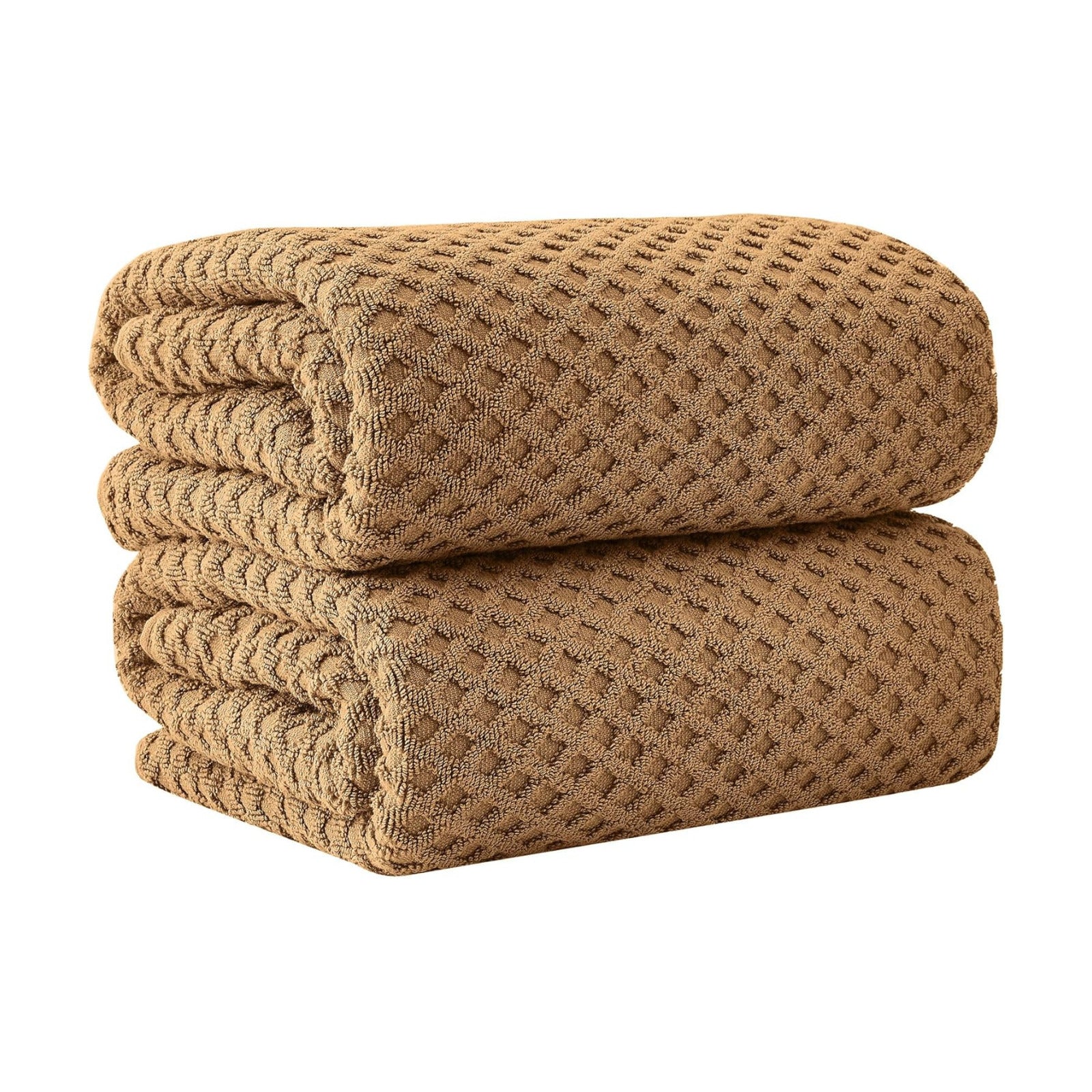 Great Bay Home Oversized Bath Sheets - 100% Cotton 2 Pack 68x35 Extra Large Towel - Absorbent, Durable, Quick-Dry
