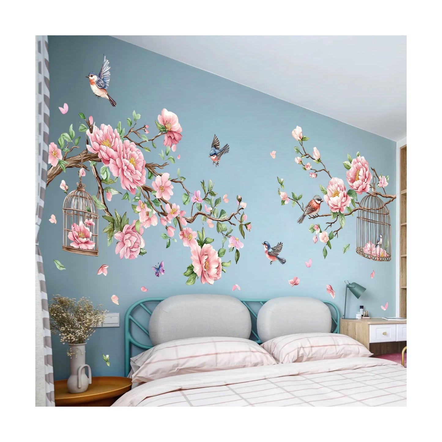 Removable Large Flowers / Tree Branches Wall Stickers