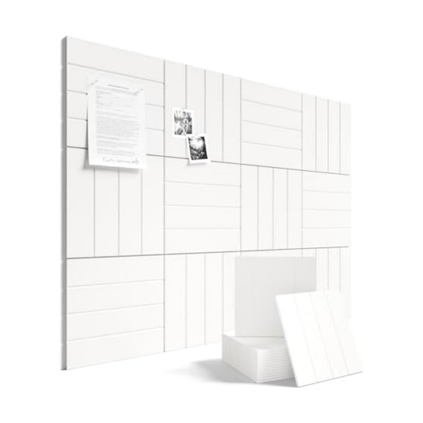 Fluxynara 48" x 36" Large Felt Bulletin Board, Milky White
