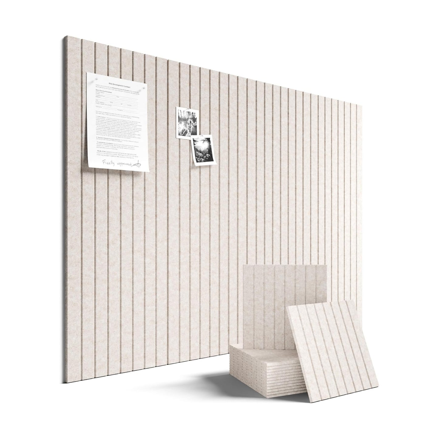 70 Safe Removable Adhesive Tabs / Oatmeal / Fine-stripe 12-pack / 48 x 36 / Set of 12