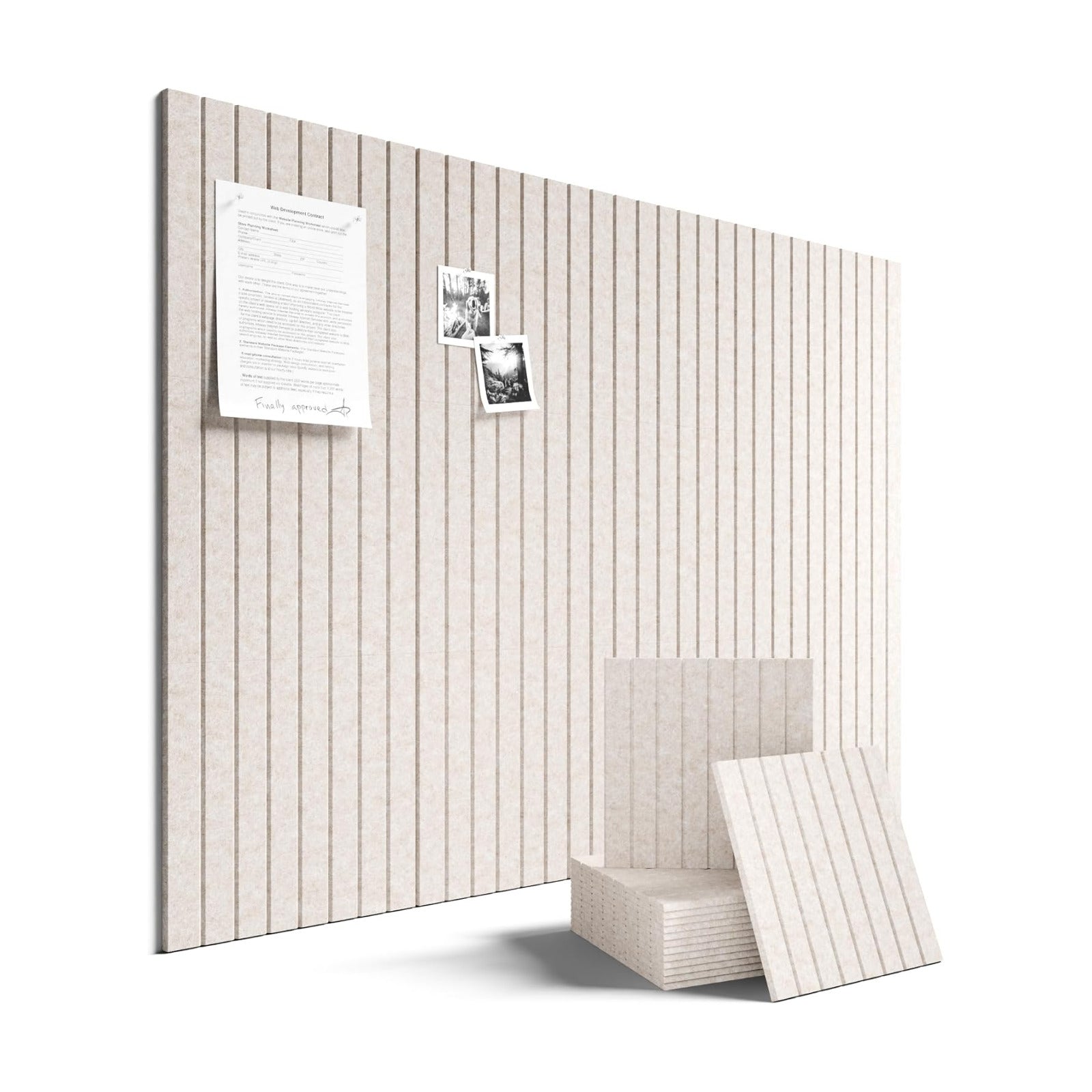 70 Safe Removable Adhesive Tabs / Oatmeal / Fine-stripe 12-pack / 48 x 36 / Set of 12