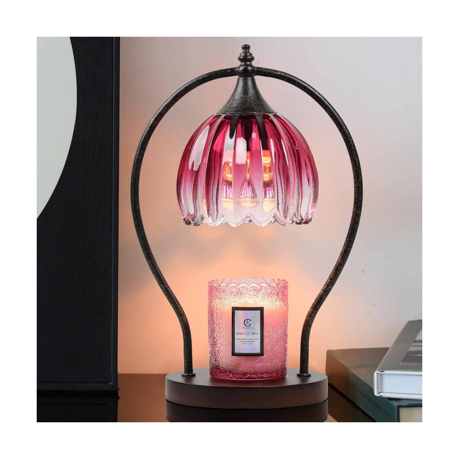 GOODBUY Candle Warmer Lamp, Dimmable Candle Warmer with Timer, Vintage Candle Wax Warmer for Jar Candles House Warming