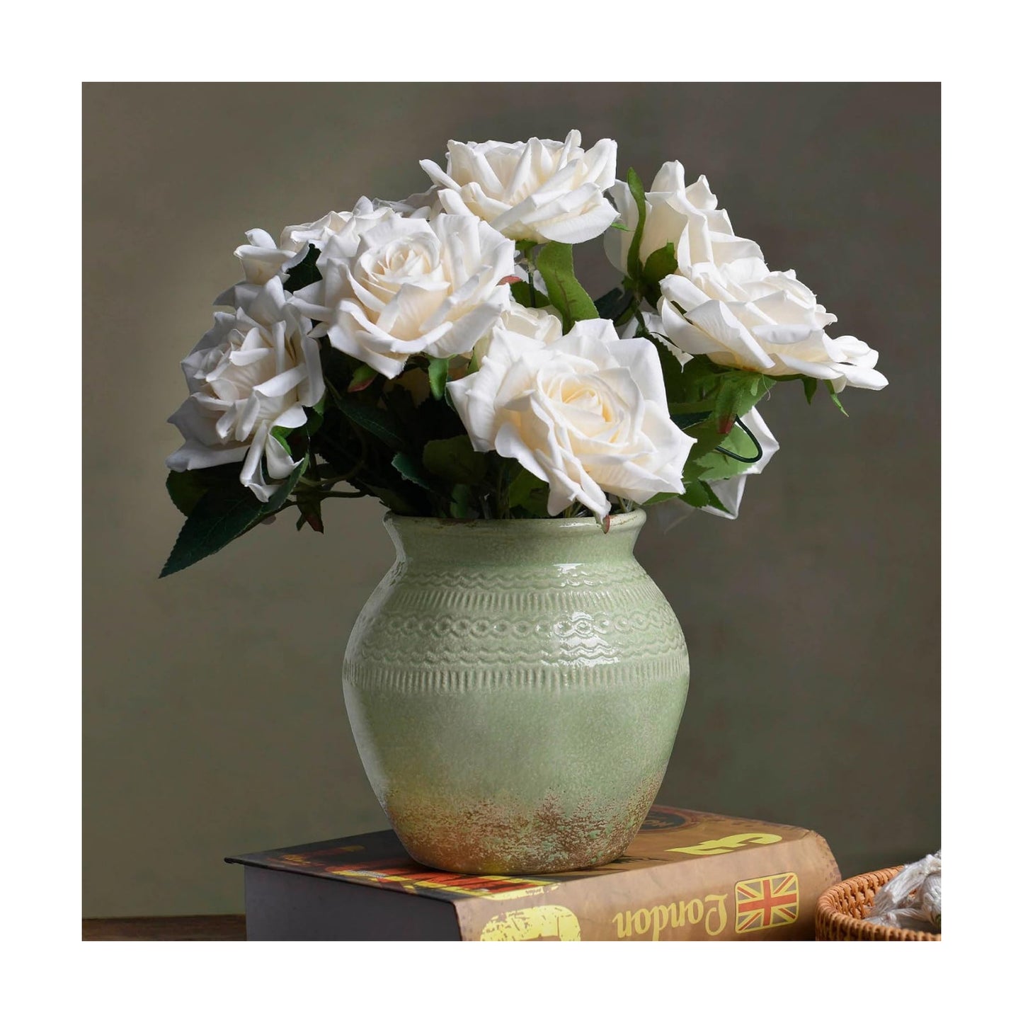 Boho Decorative Vases / Green