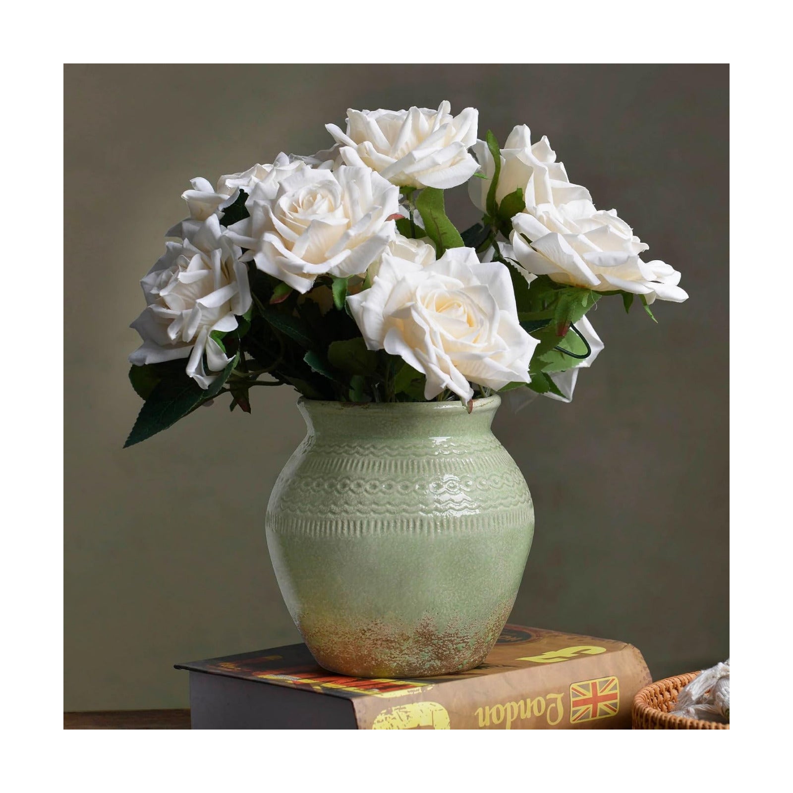 Boho Decorative Vases / Green