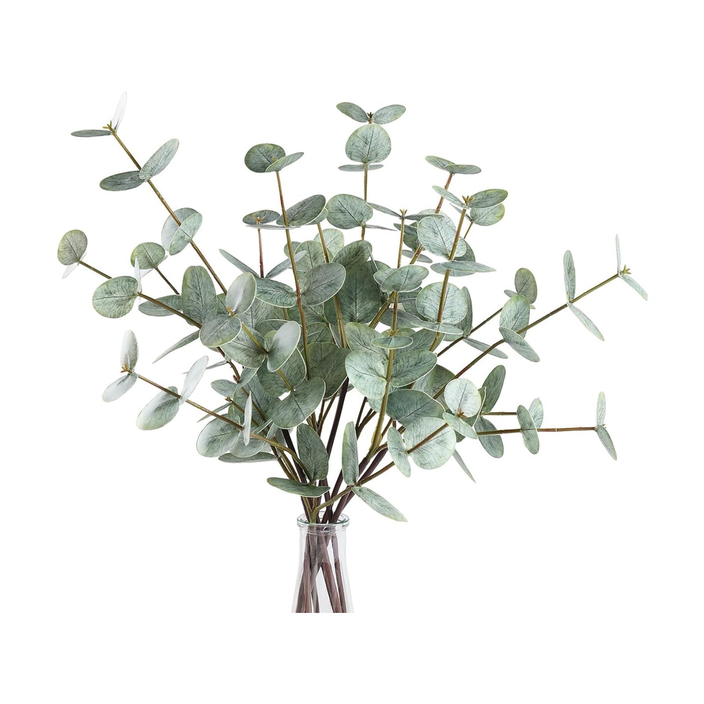Dual-Sided Real Touch Eucalyptus Plants / Gray Green / Set of 6