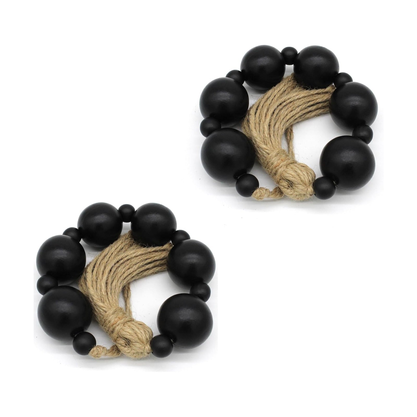 Farmhouse Decor Wooden Bead / Black-style-3
