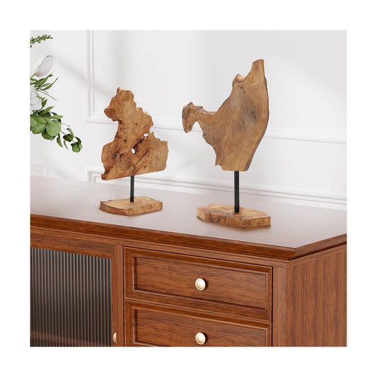 Unique Rustic Tabletop Decor / Irregular*2