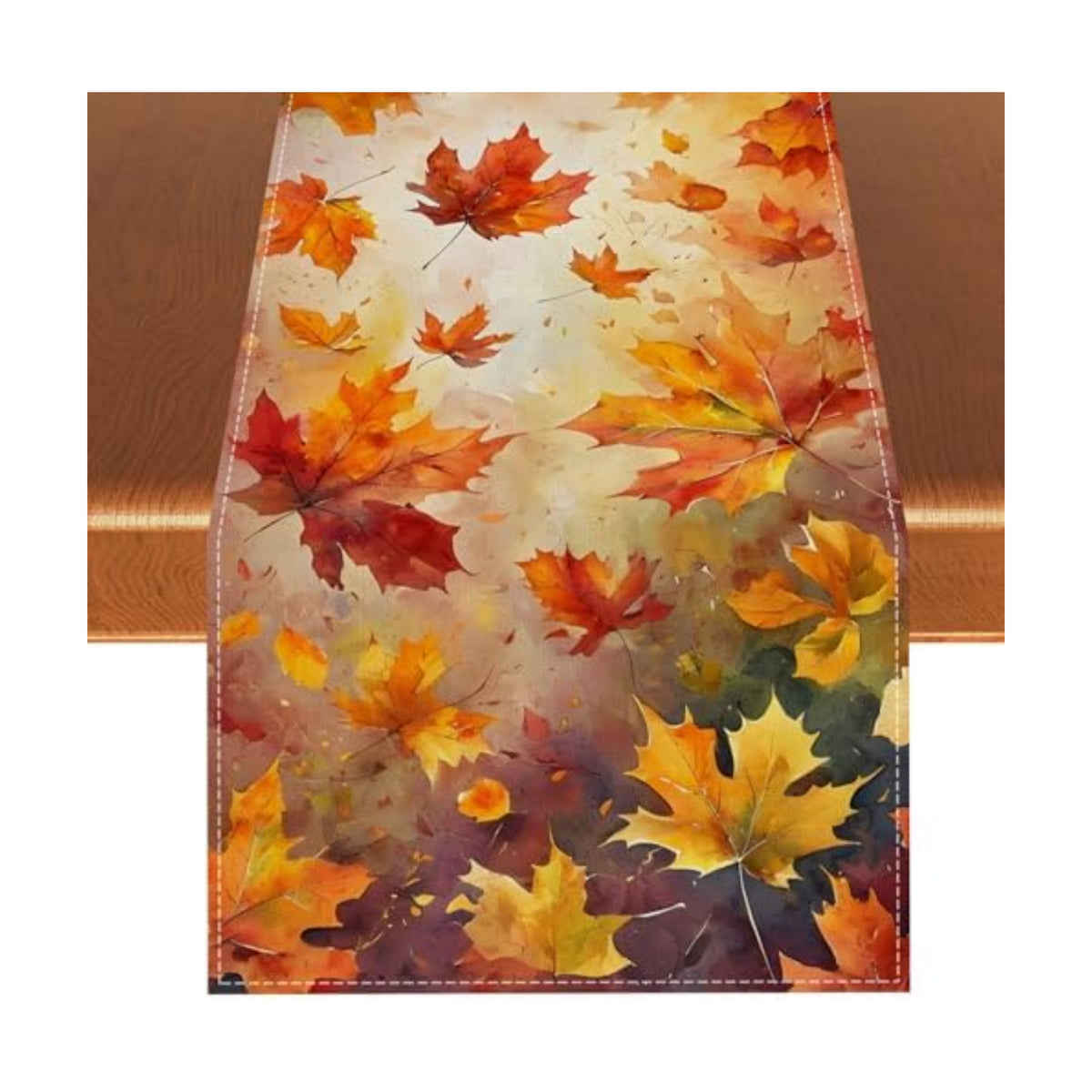 Rvsticty Fall Table Runner,Autumn Thanksgiving Decorations for Home Decor