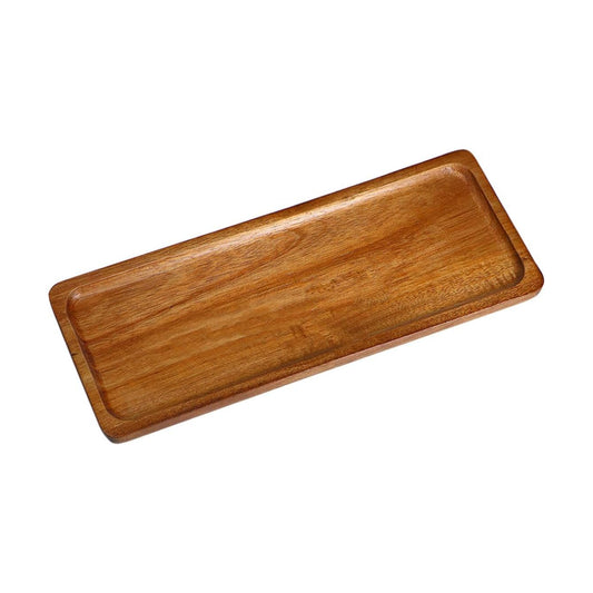Small Wooden Tray Rectangular Serving Tray / Rectangular x 1 / 11.3 x 4.1 x 0.6